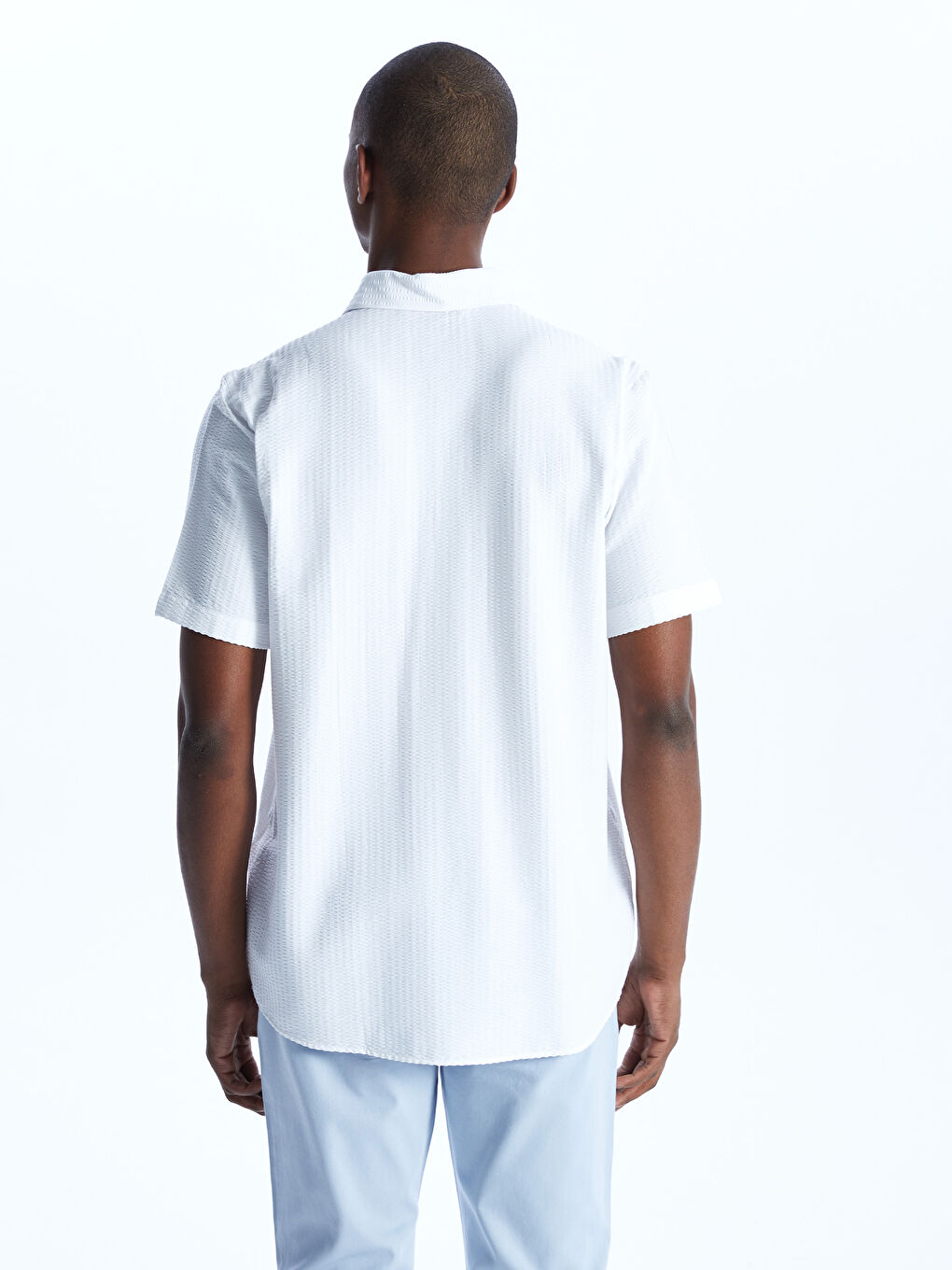 Regular Fit Short Sleeve Men's Shirt -S48887Z8-Q6K