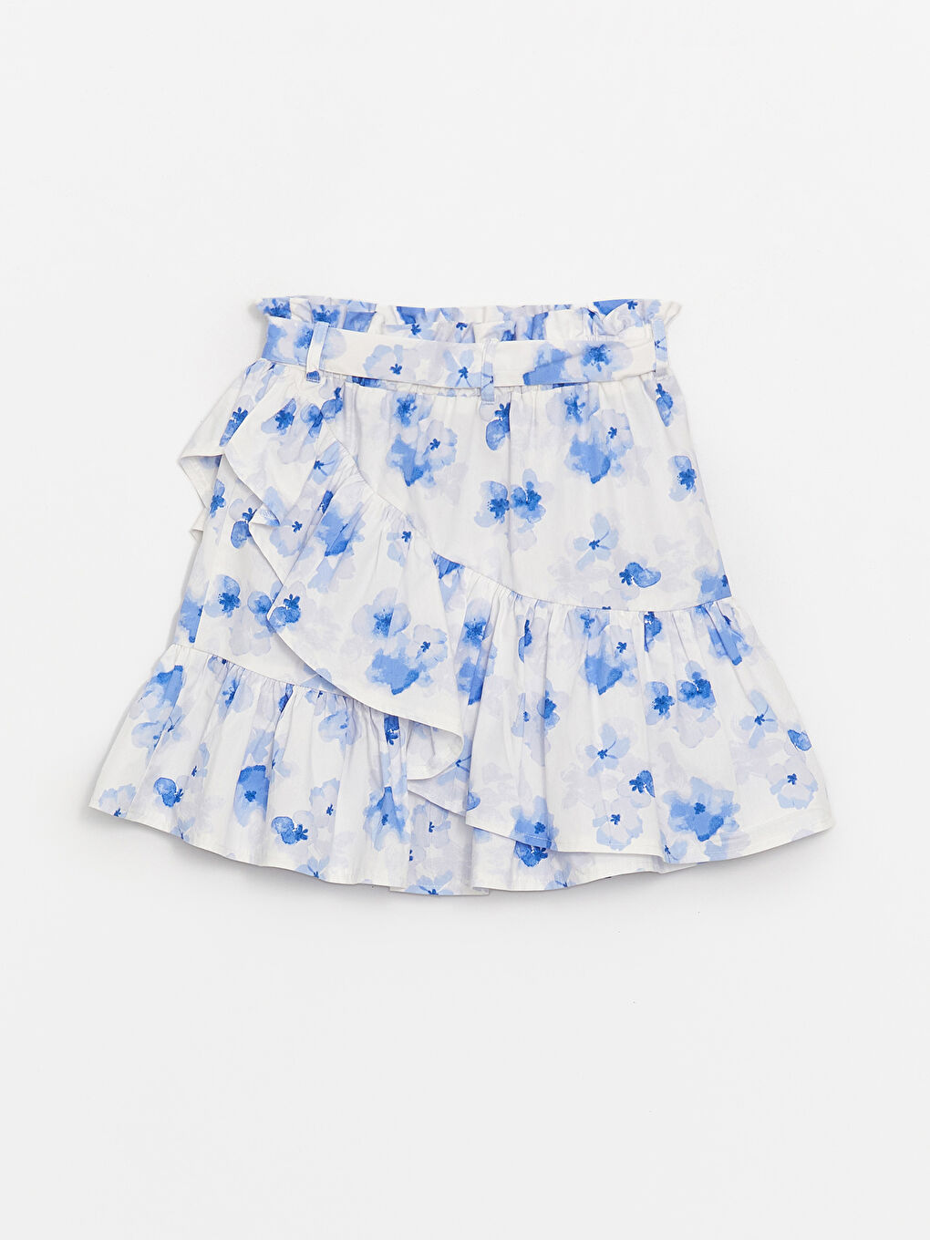 Floral Girl's Skirt with Elastic Waist -S48896Z4-LRA
