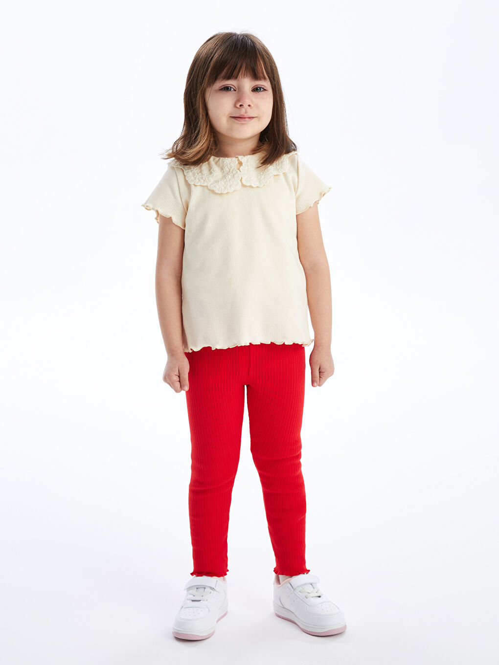 Elastic Waist Basic Baby Girl Tights -S48943Z1-GYE