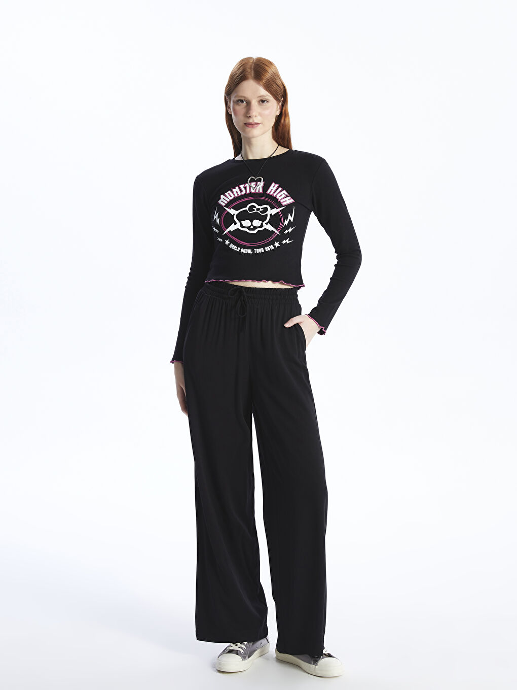 CRNA Pantalone Žena -S48947Z8-CVL