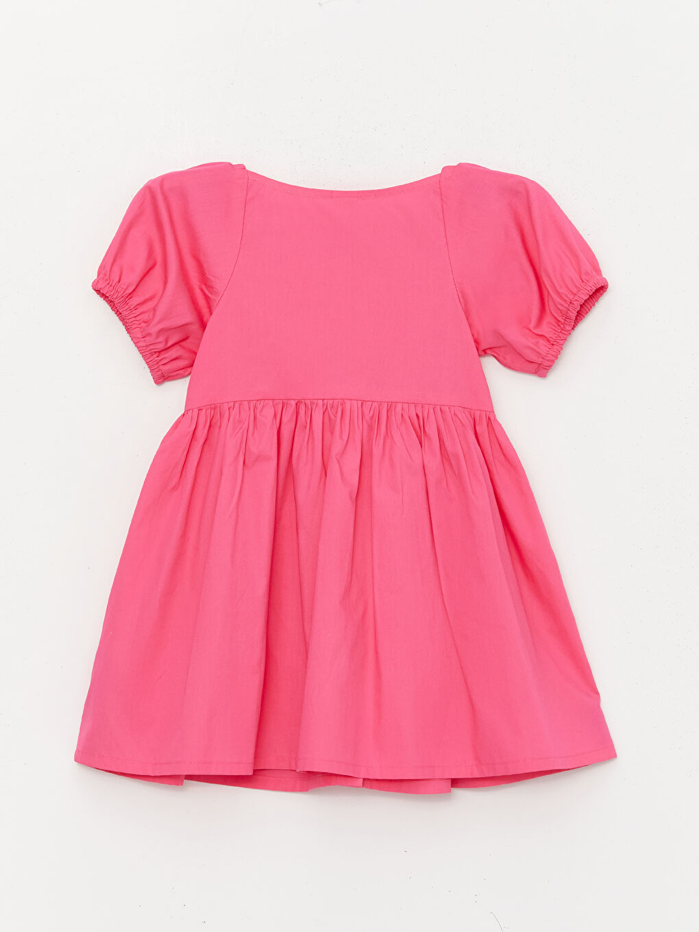Square Collar Baby Girls' Poplin Dress -S48953Z1-GSY