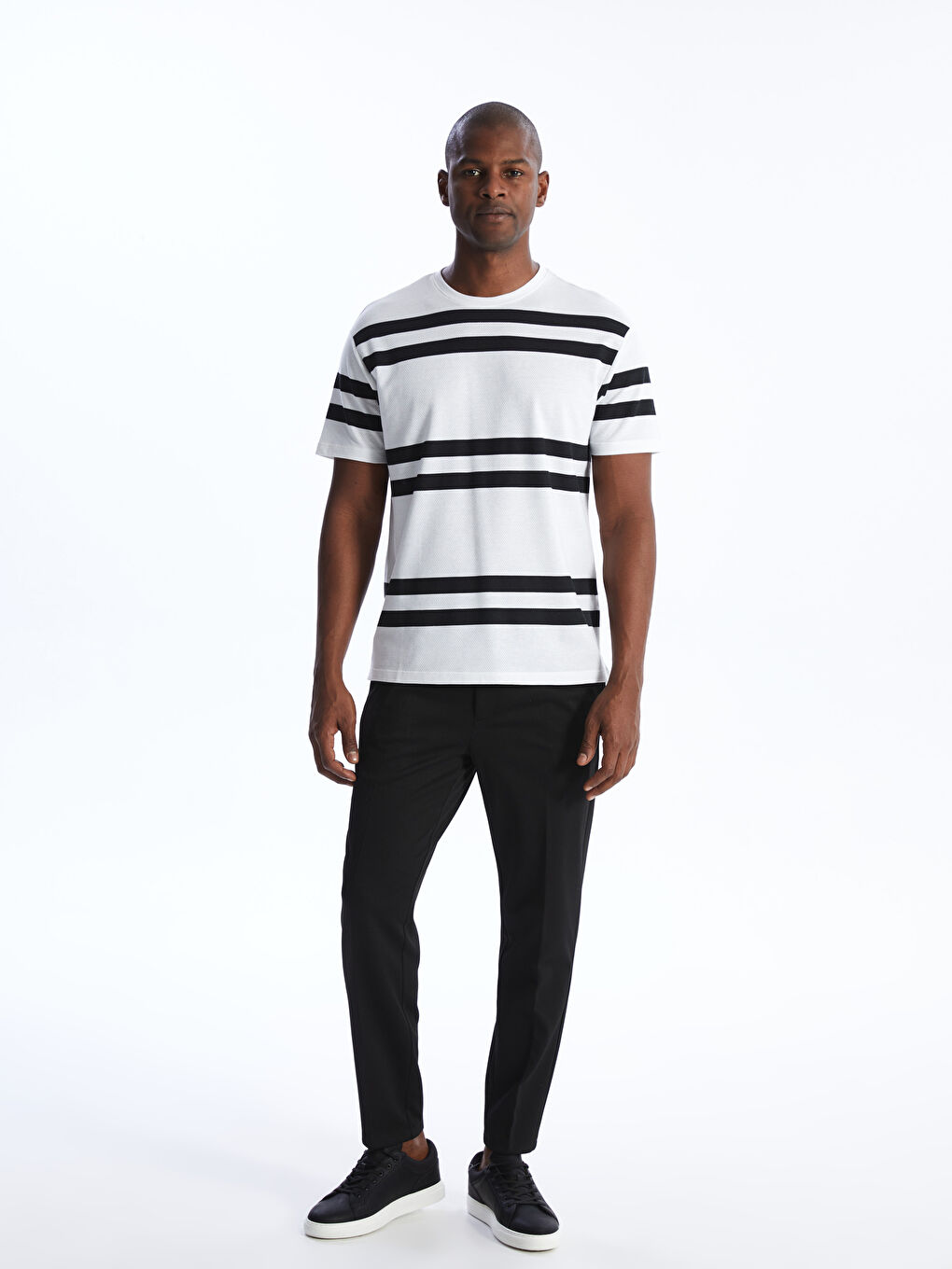 Siyah Slim Fit Erkek Pantolon-1