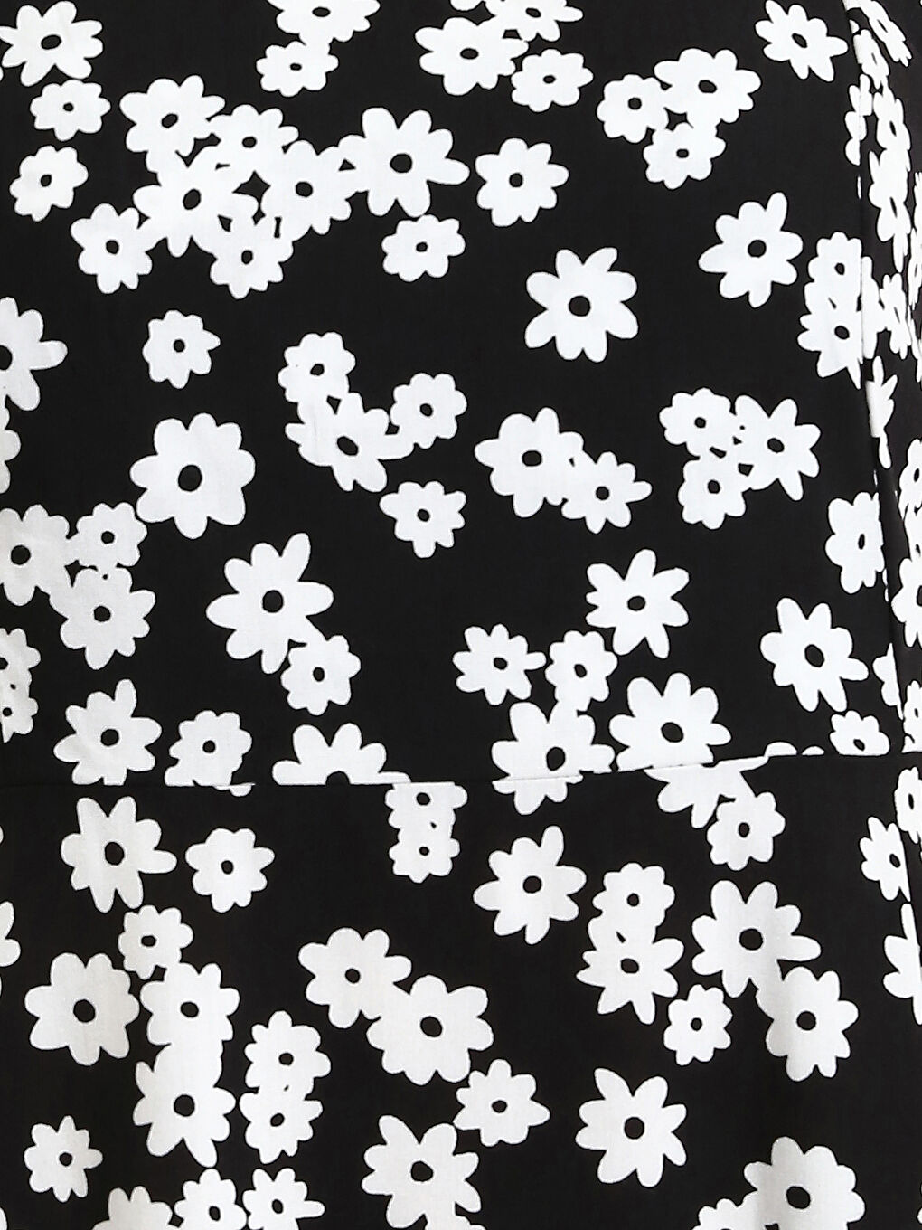 Ženska haljina sa kvadratnom kragnom i uzorkom-4