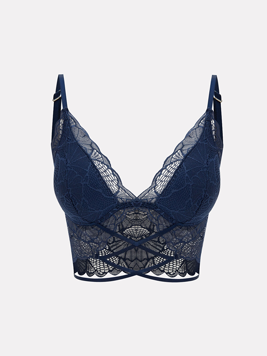 LCW DREAM Lacivert Balensiz Dolgusuz Dantelli Bralet