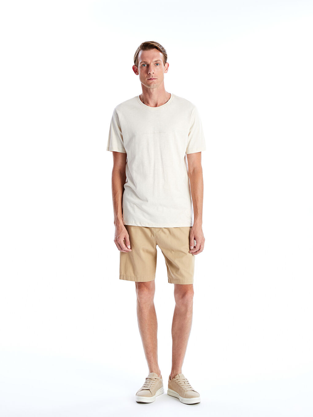 Crew Neck Short Sleeve Printed Men's Pajama Top -S49095Z8-KVB