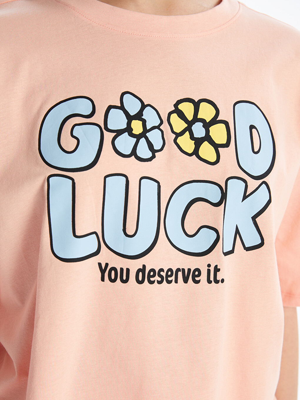 Crew Neck Printed Short Sleeve Women's Short Pyjamas Set-3