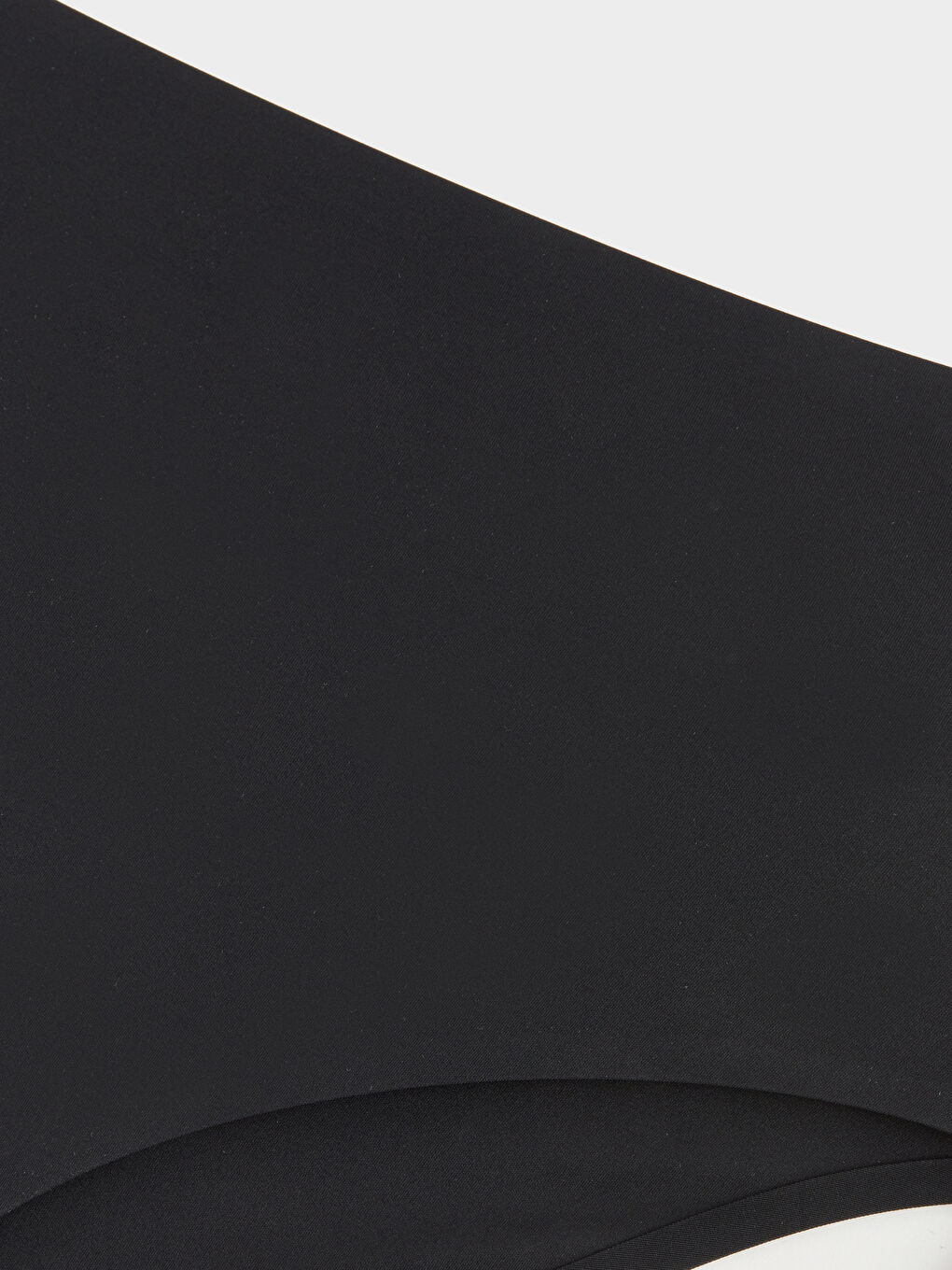 Siyah Yüksek Bel Düz Klasik Külot-2