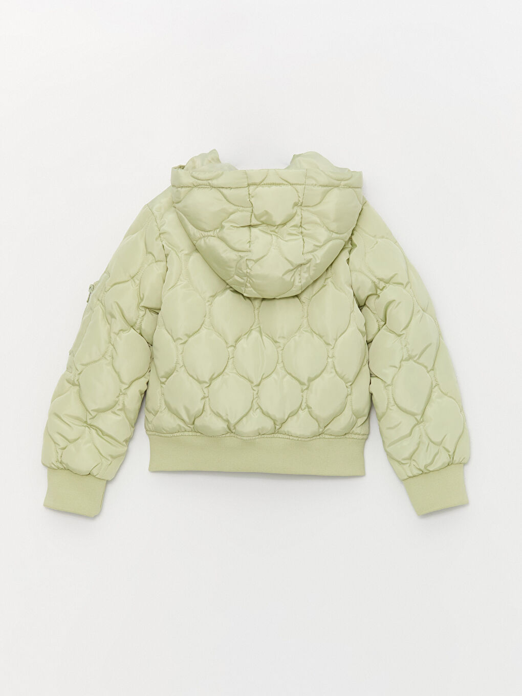 LCW Kids Палто за момичета с качулка, капитониран десен -S49327Z4-G7P