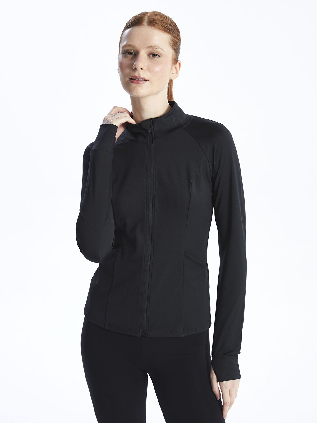 Xside Active Sweat-shirt zippé à col cheminée pour Femmes -S49394Z8-CVL