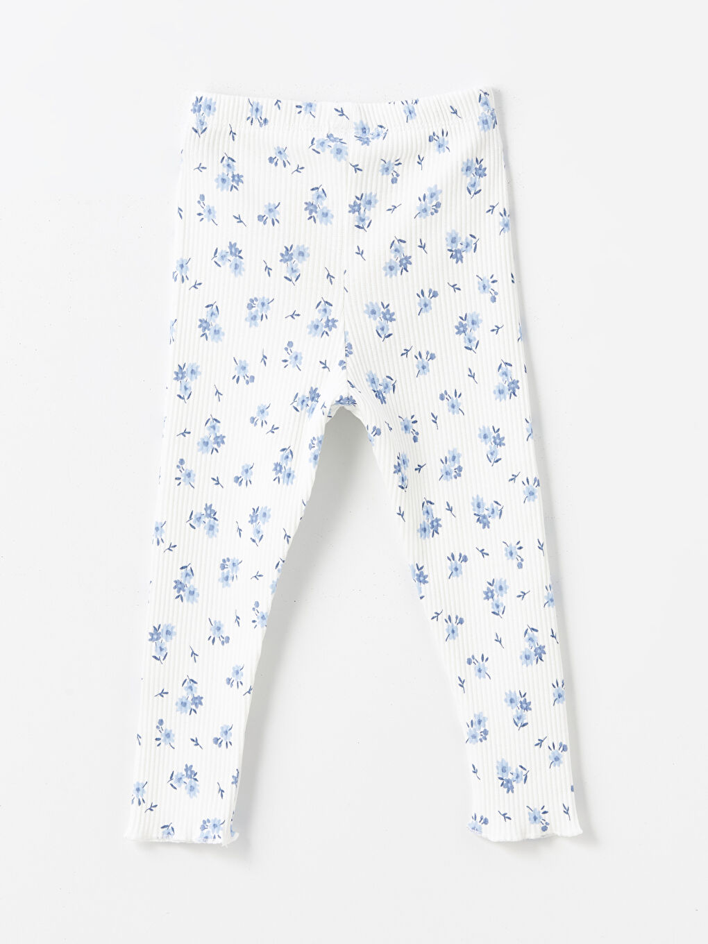 Elasticated Waist Floral Baby Girls' Leggings-2