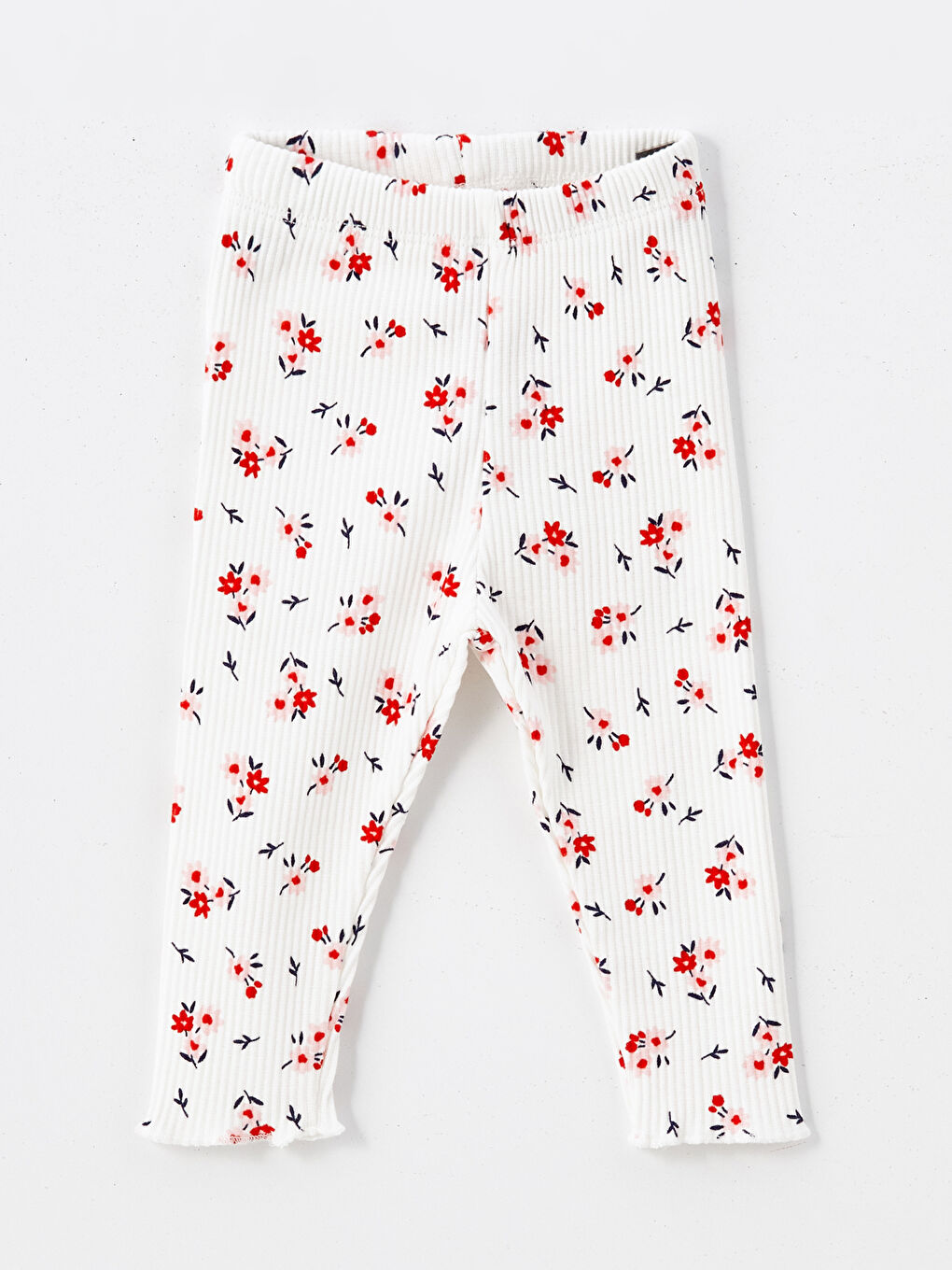 Mavi Bisiklet Yaka Uzun Kollu Kız Bebek Bluz Tayt Takımı 2'li-4