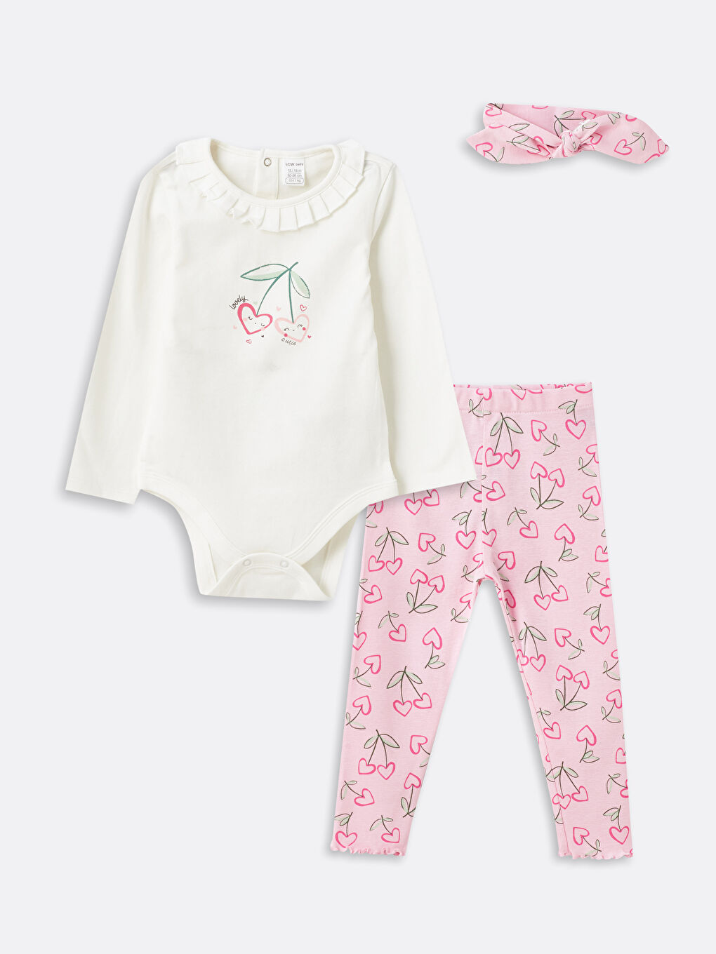 Crew Neck Baby Girl 3-Piece Set -S49430Z1-FDU