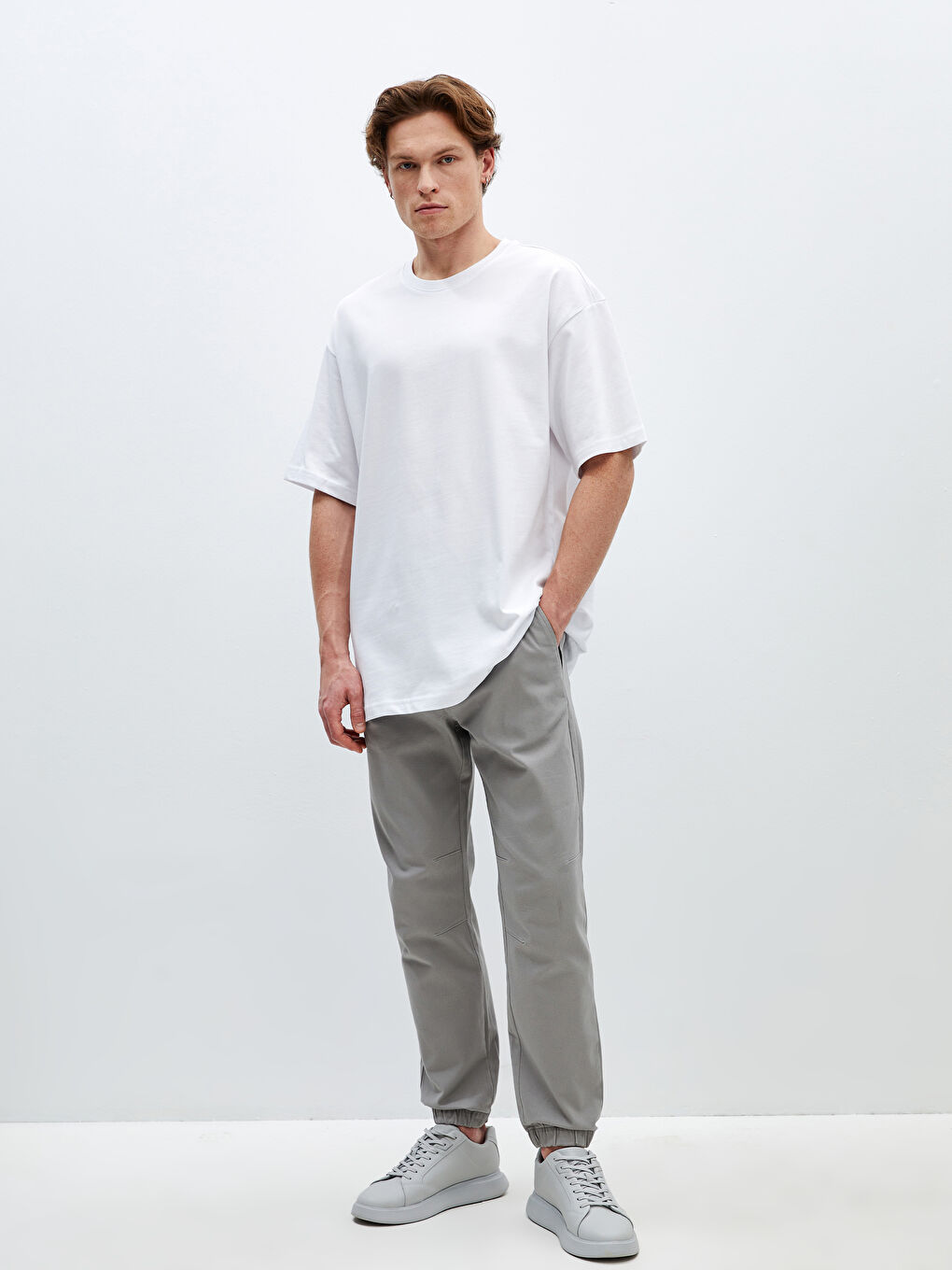 XSIDE Slim Fit Twill Men's Jogger Trousers -S49467Z8-V1G