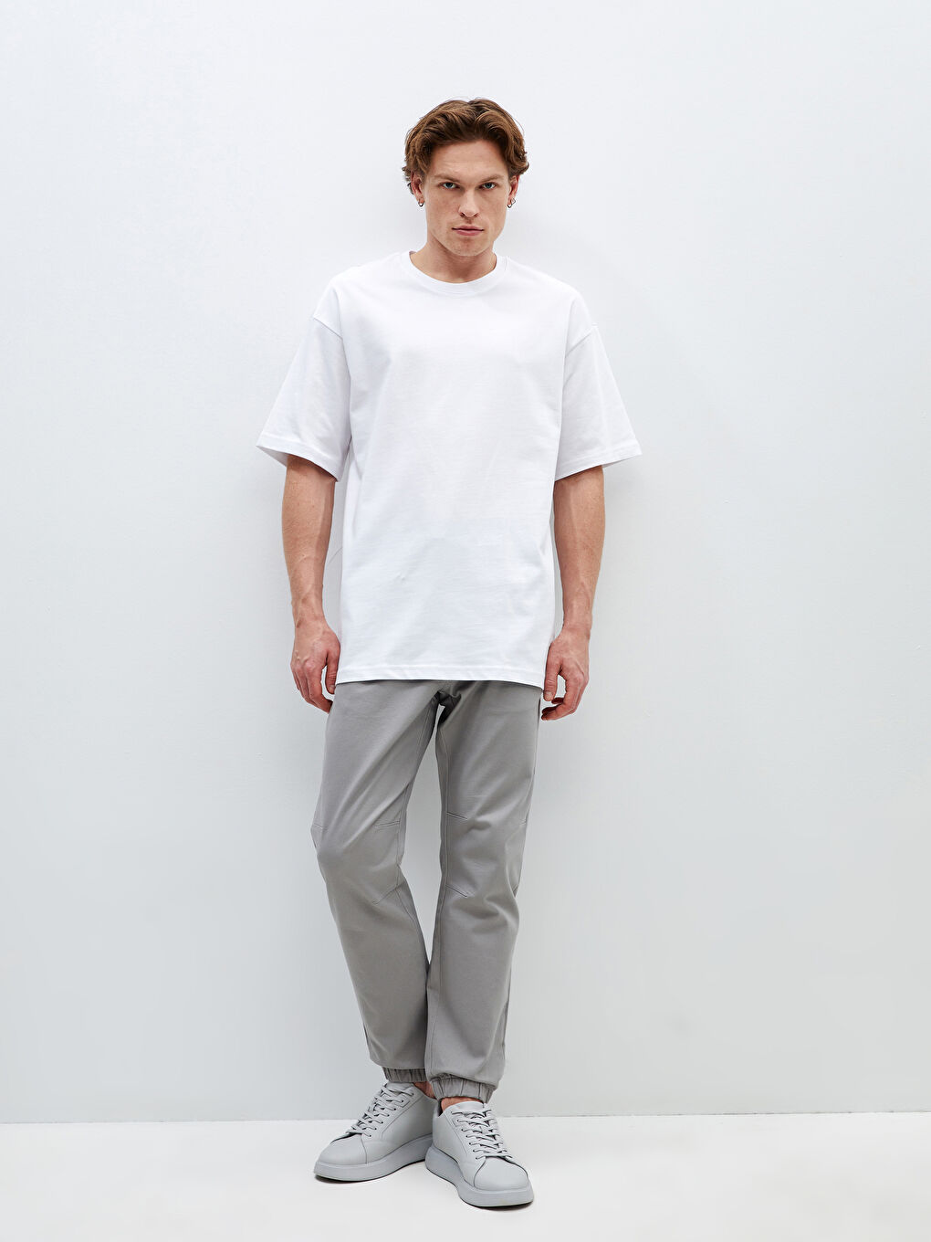 XSIDE Slim Fit Twill Men's Jogger Trousers -S49467Z8-V1G