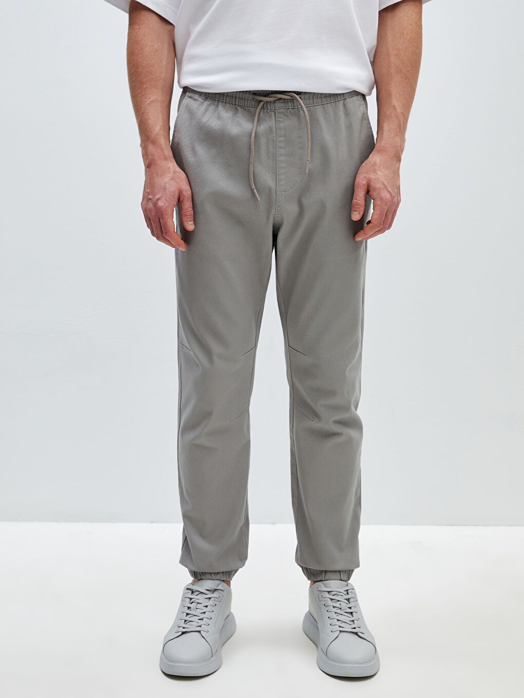 XSIDE Slim Fit Twill Men's Jogger Trousers -S49467Z8-V1G