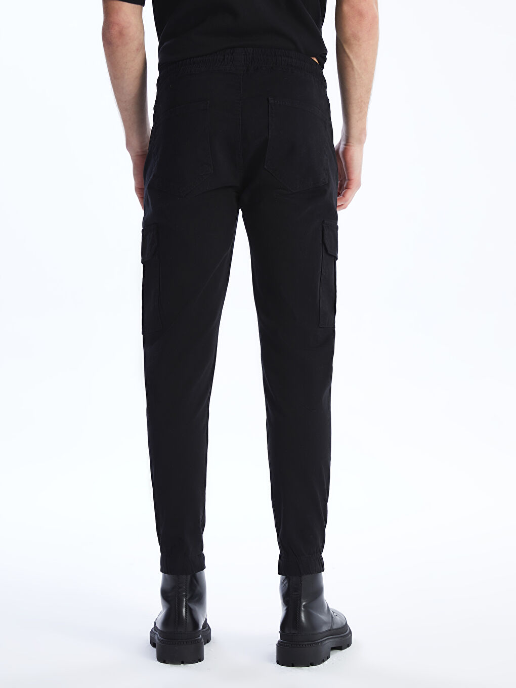 Slim Fit Twill Men's Cargo Trousers -S49473Z8-RQL