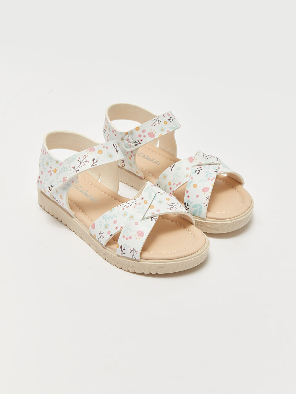 Velcro Printed Girls' Sandals -S49509Z4-LRA