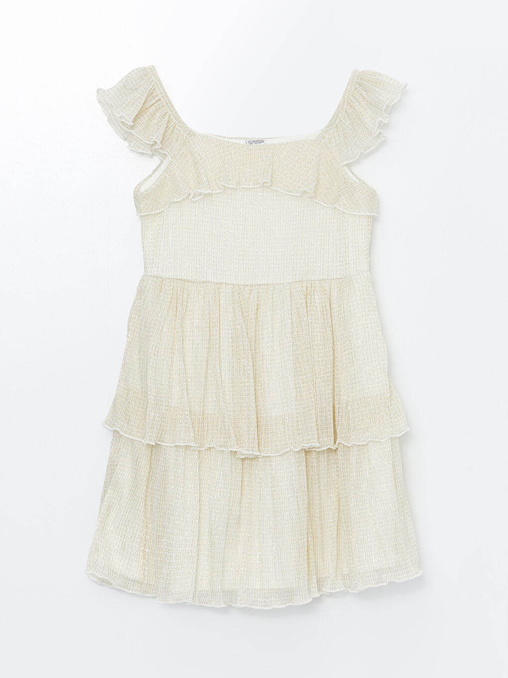 Square Neck Girls Dress -S49522Z4-SLR