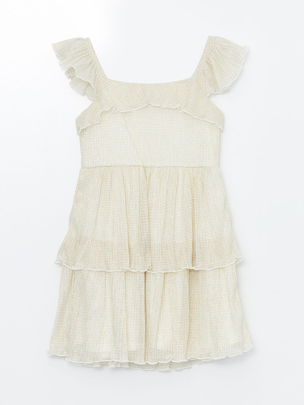 Square Neck Girls Dress -S49522Z4-SLR