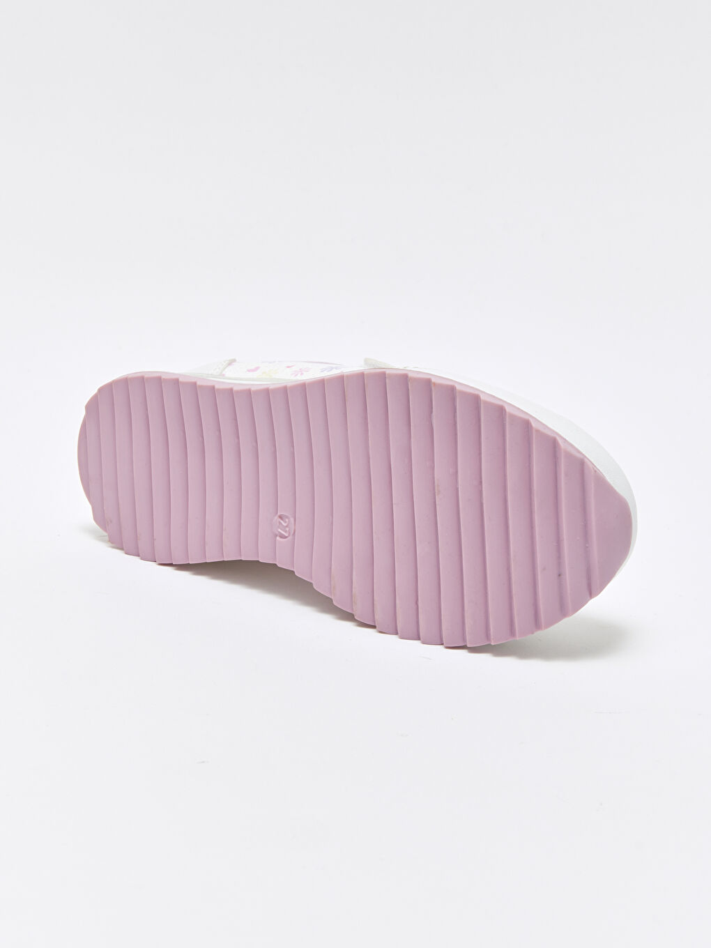 Beyaz Tabanı Işıklı Kız Çocuk Spor Ayakkabı-4