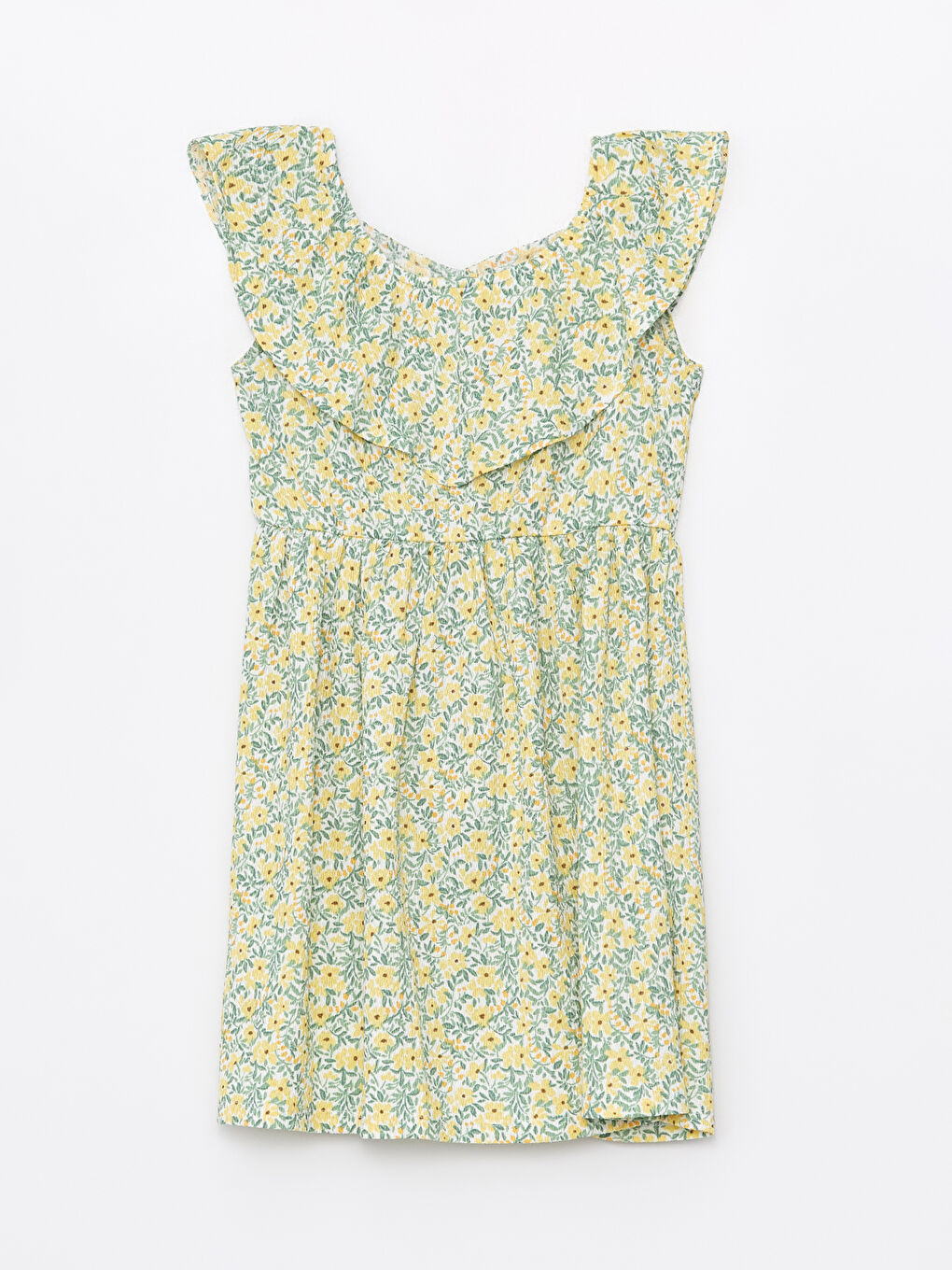 қыздарға арналған гүлді өрнек көйлек-1