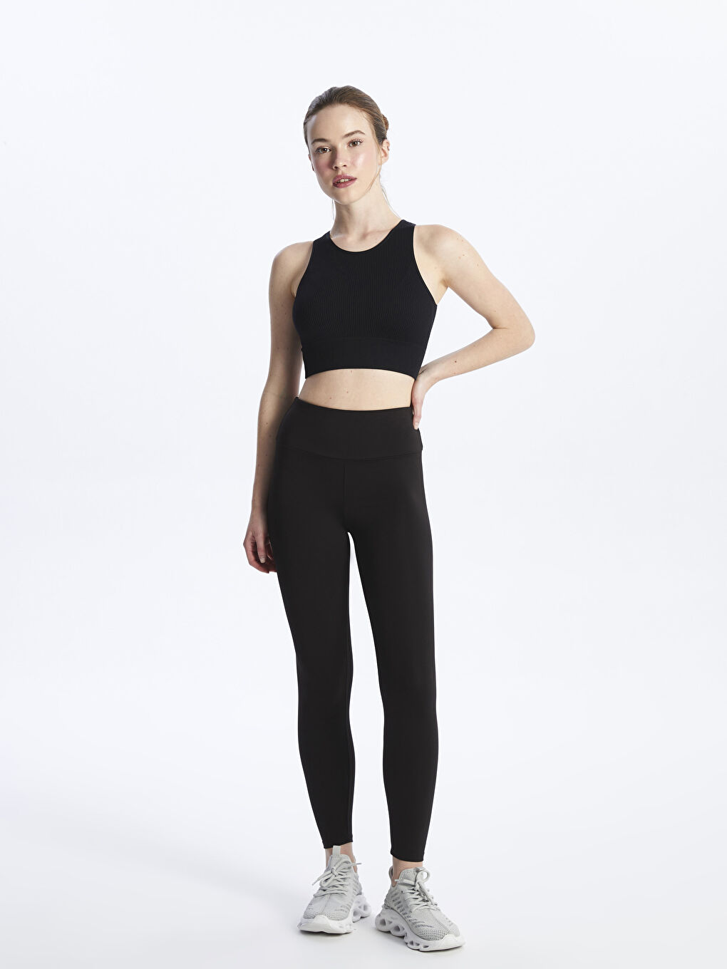 Non-Wired Non-Padded Plain Seamless Sports Bra -S49553Z8-CVL