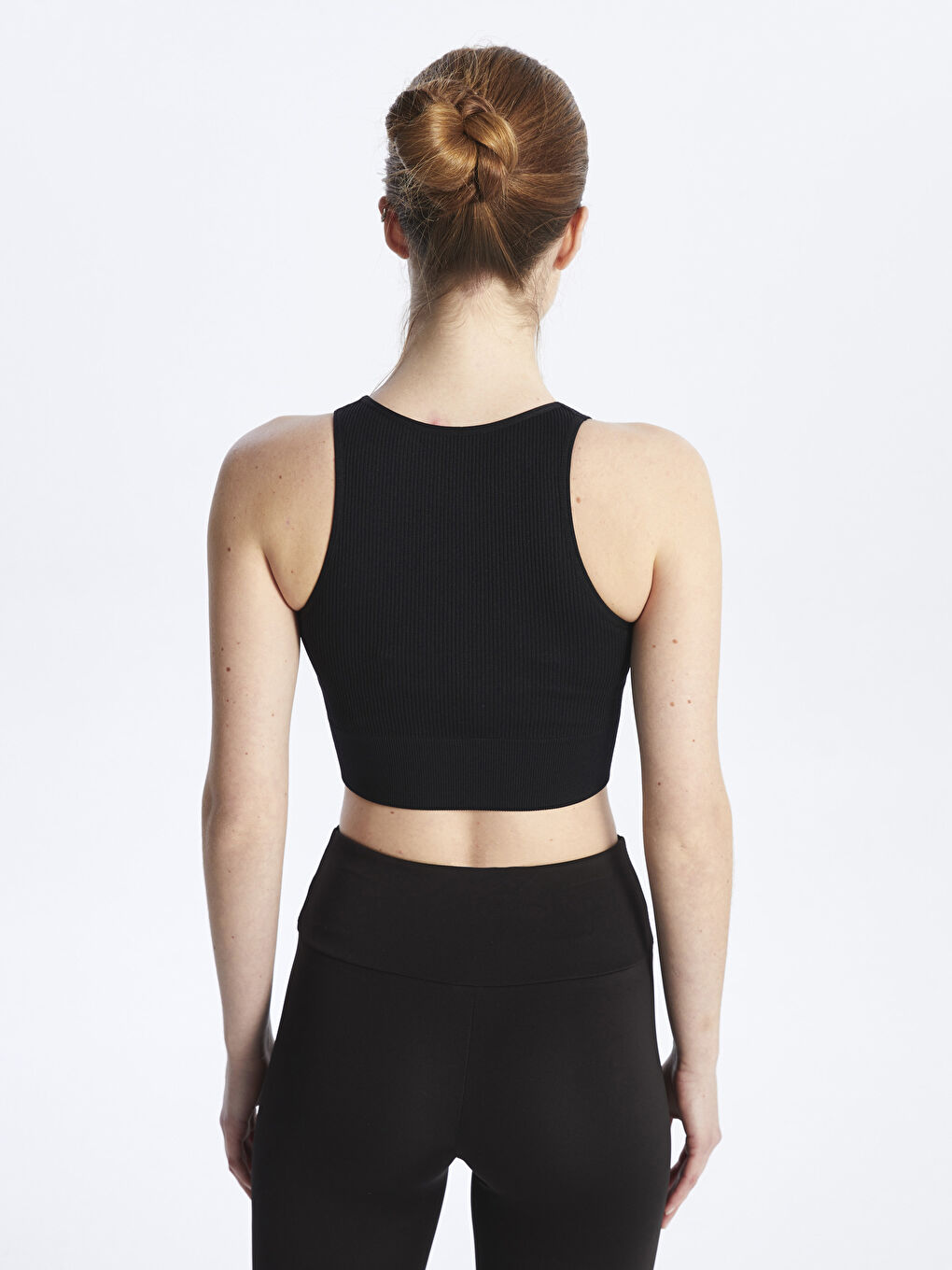 Non-Wired Non-Padded Plain Seamless Sports Bra -S49553Z8-CVL
