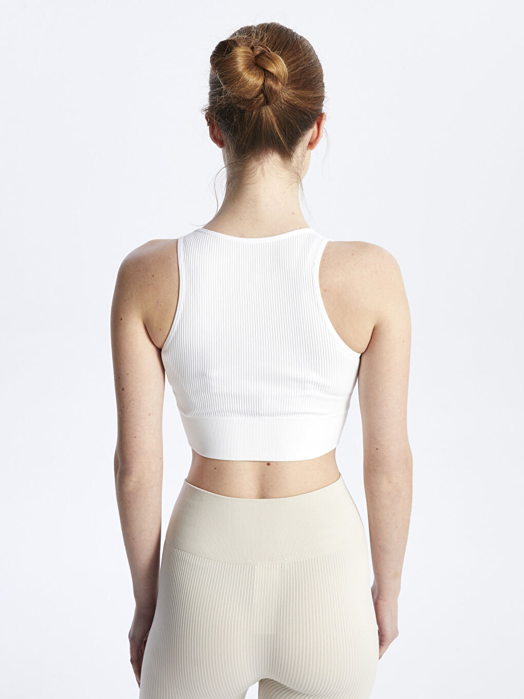 Non-Wired Non-Padded Plain Seamless Sports Bra -S49553Z8-Q6K