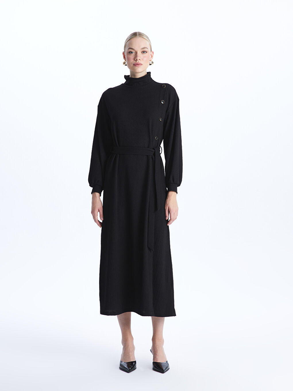 فستان نسائي بأكمام طويلة -S49562Z8-CVL