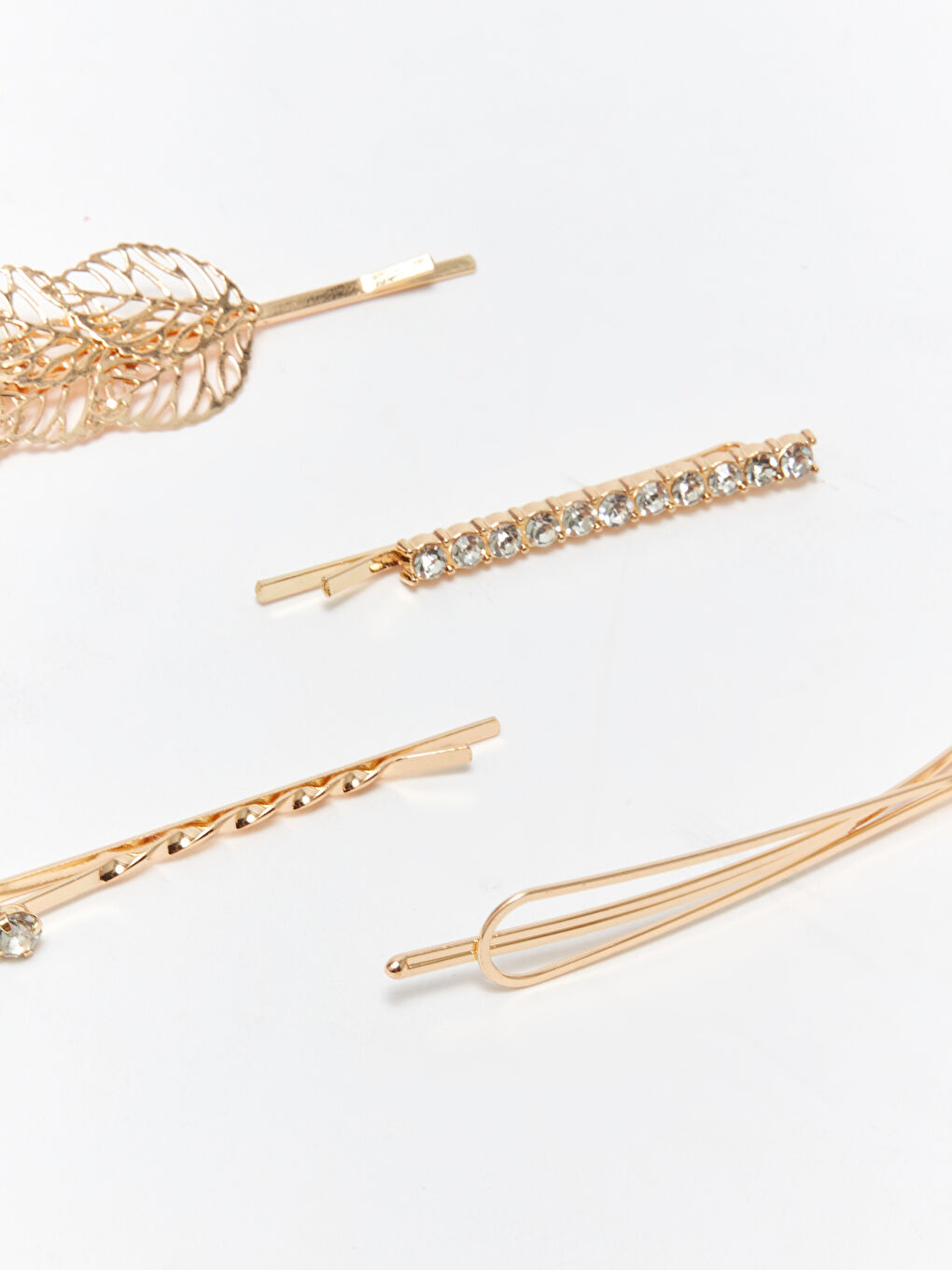 Set de Agrafe de Păr cu Pietre Strălucitoare pentru Femei-1