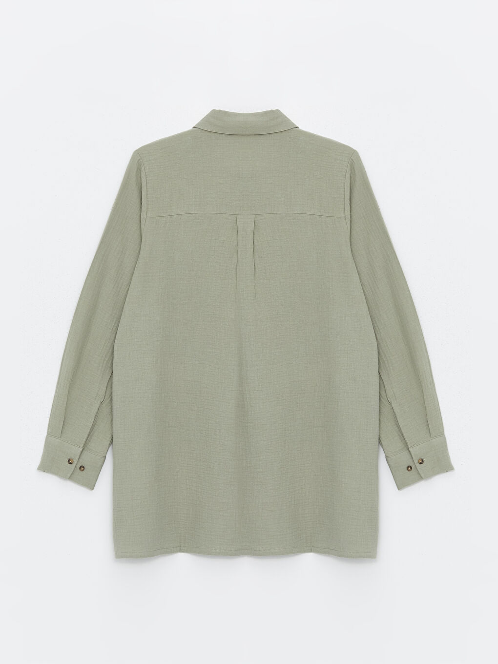 Plain Muslin Women's Shirt Tunic-6