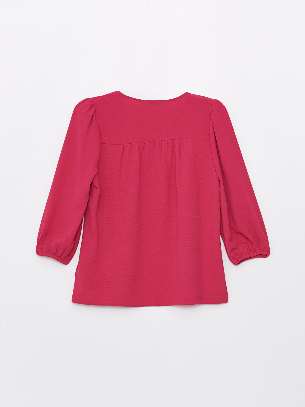 V-Neck Plain Aerobin Women's Blouse -S49689Z8-EDF