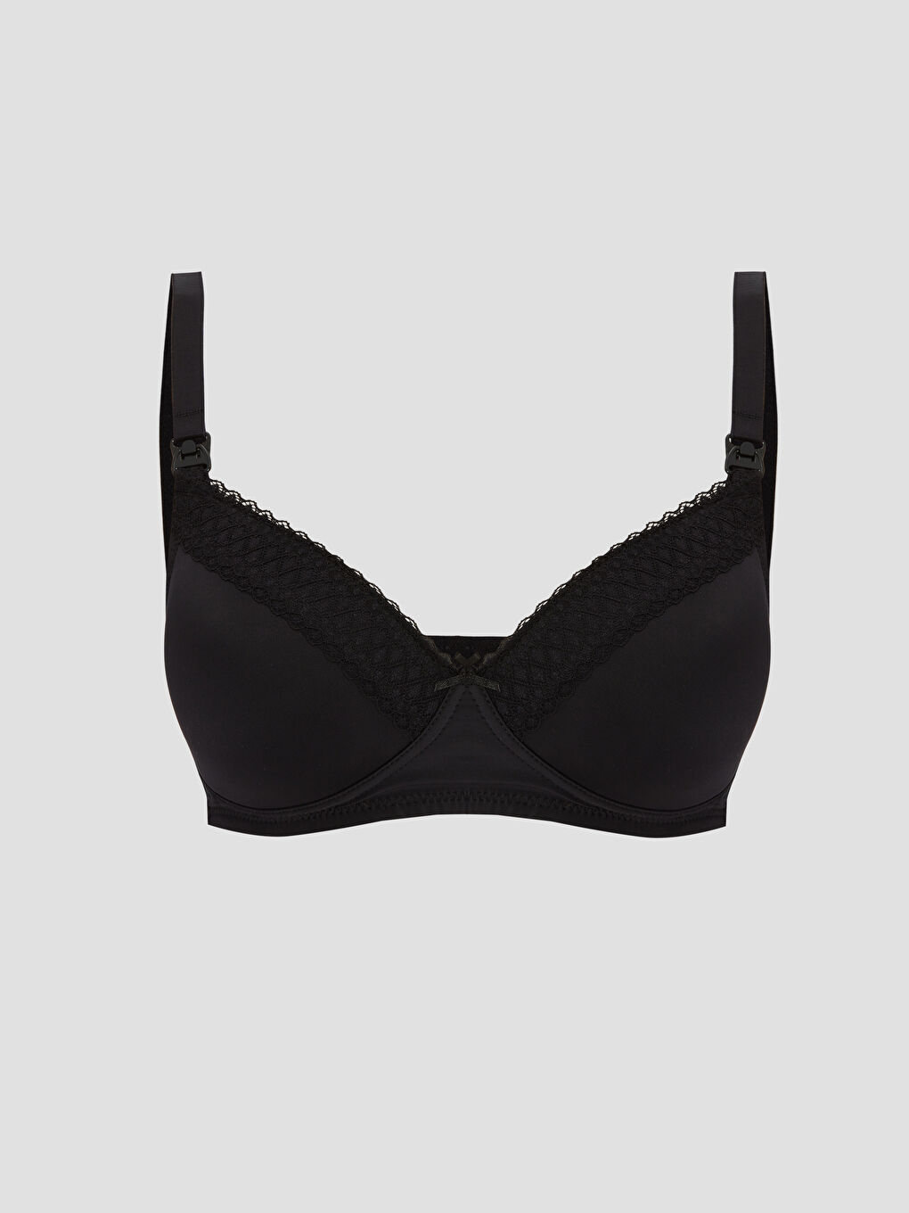 Soutien-gorge d'allaitement sans armature non rembourré avec détail en dentelle