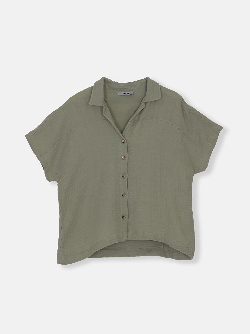 قميص واسع كم قصير للسيدات