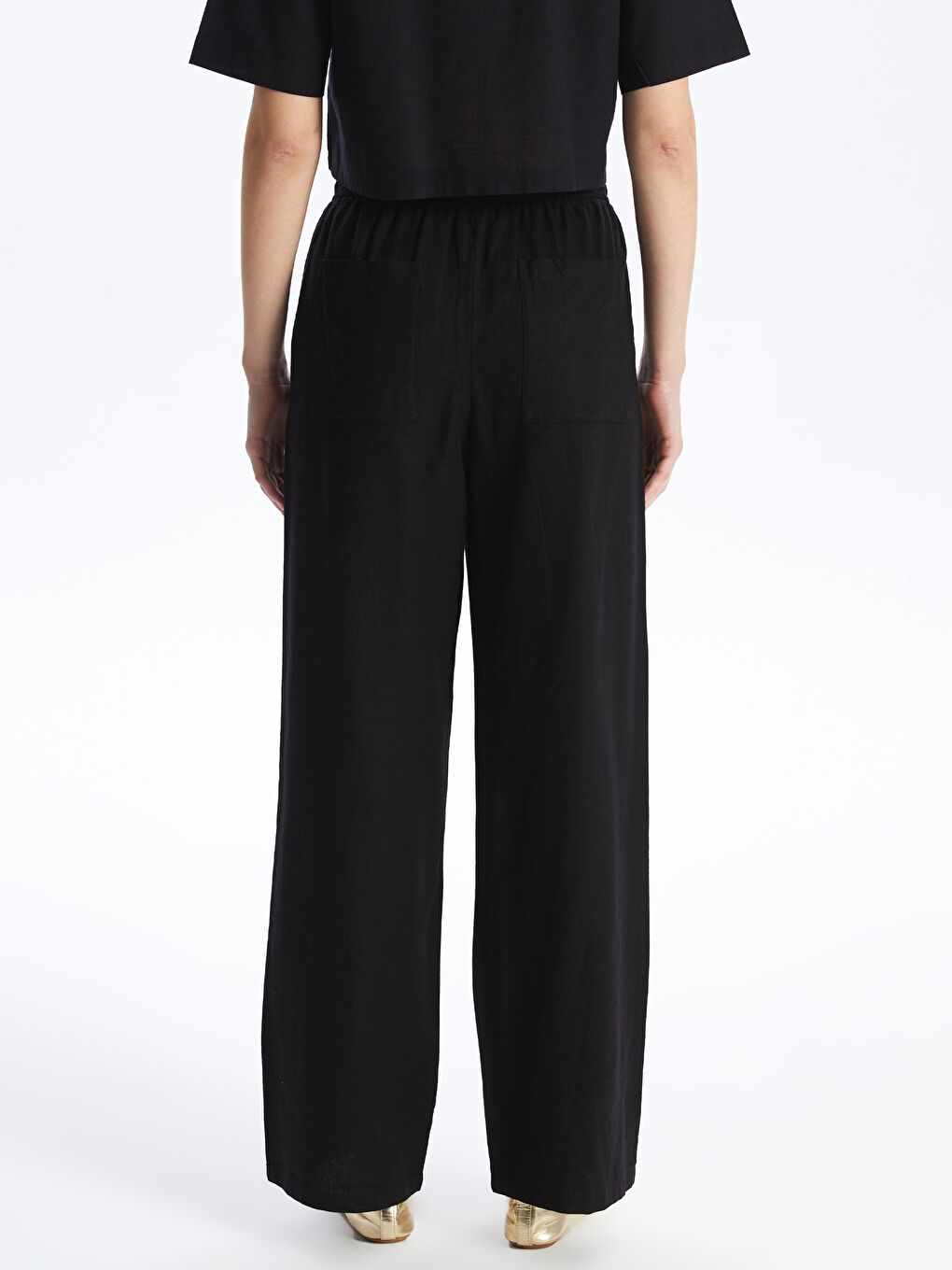 CRNA Pantalone Žene -S49723Z8-CVL