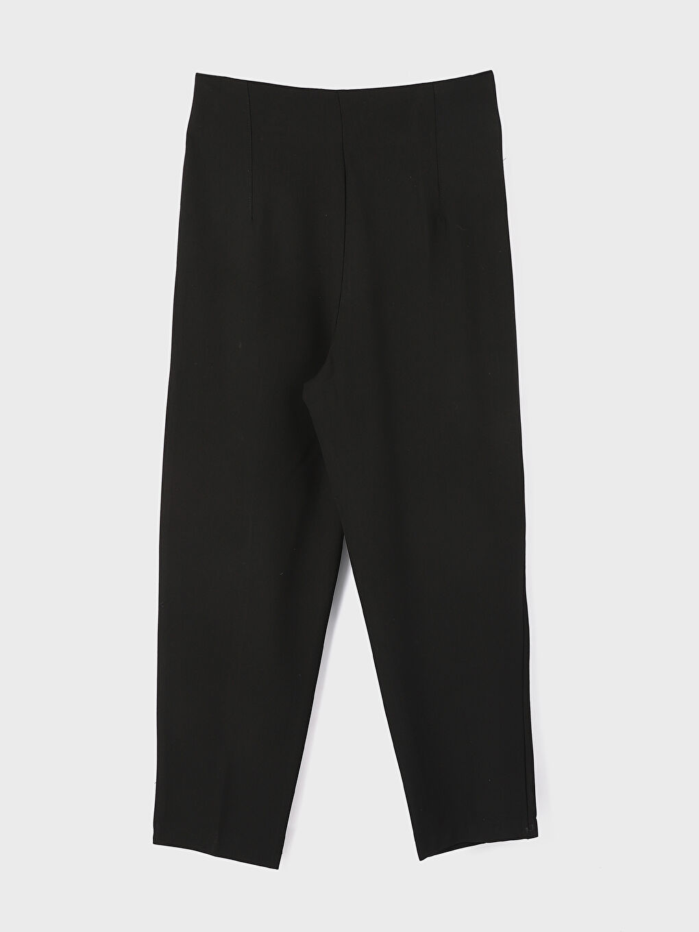 Pantalon Coupe Carotte Uni pour Femmes-1