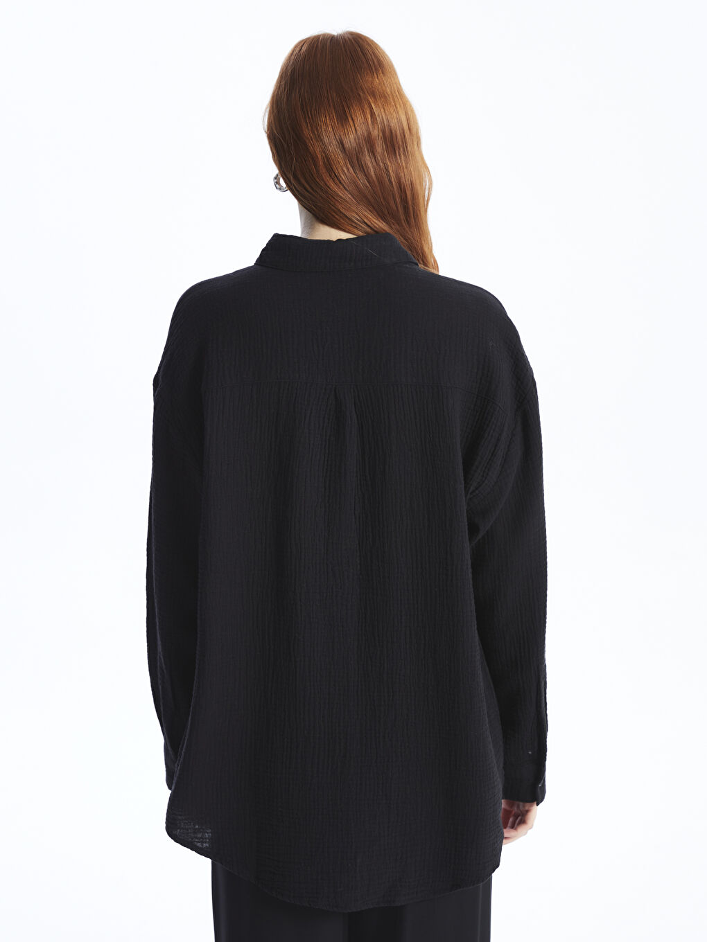 XSIDE Plain Long Sleeve Women's Shirt -S49729Z8-CVL