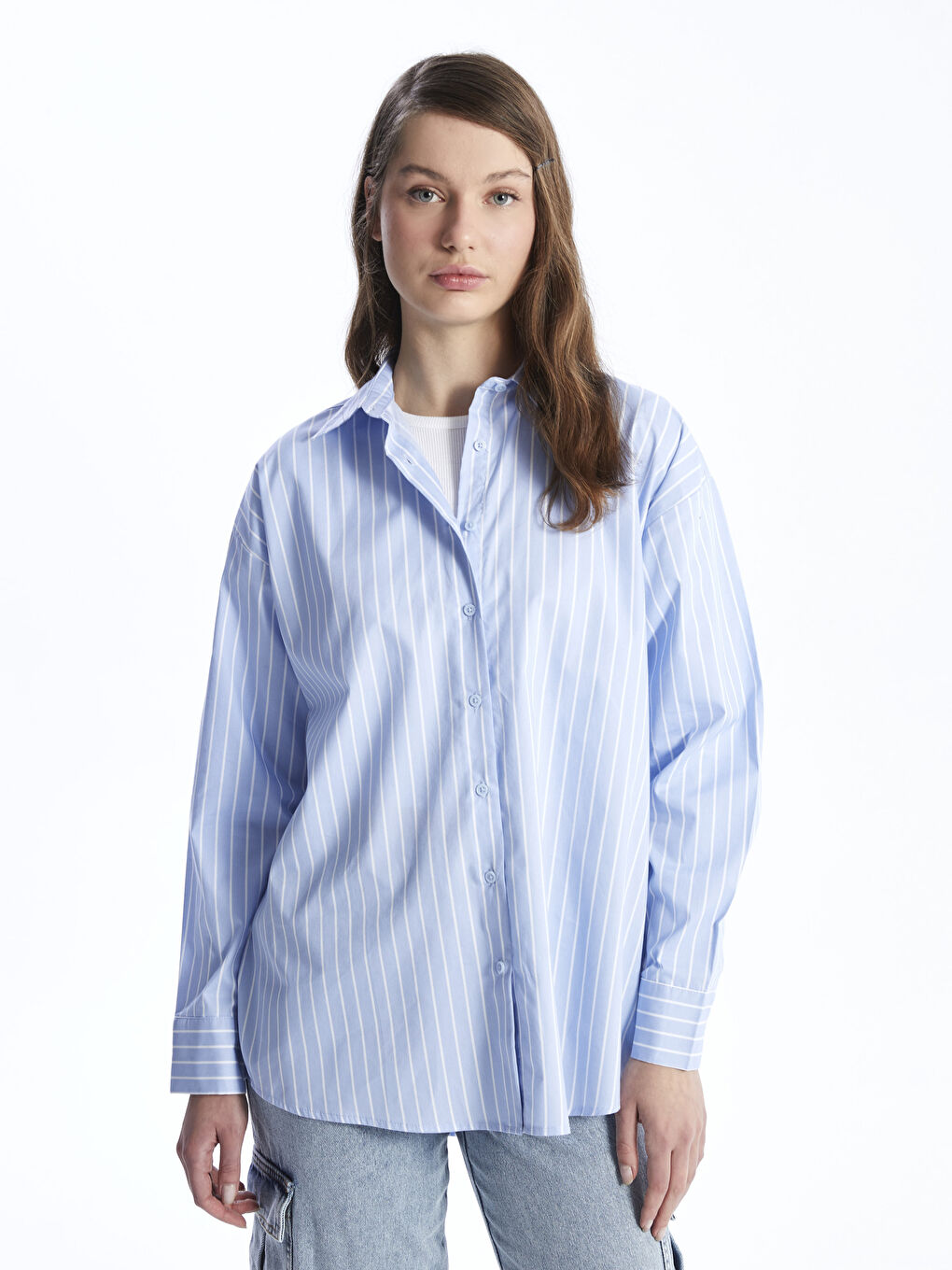 XSIDE Poplin Women's Shirt -S49733Z8-LEN