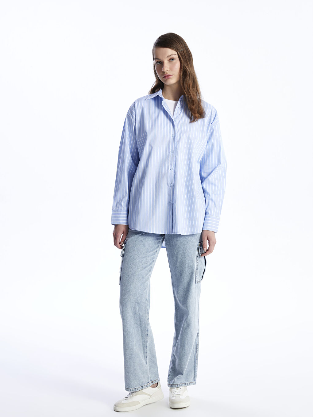 XSIDE Poplin Women's Shirt -S49733Z8-LEN