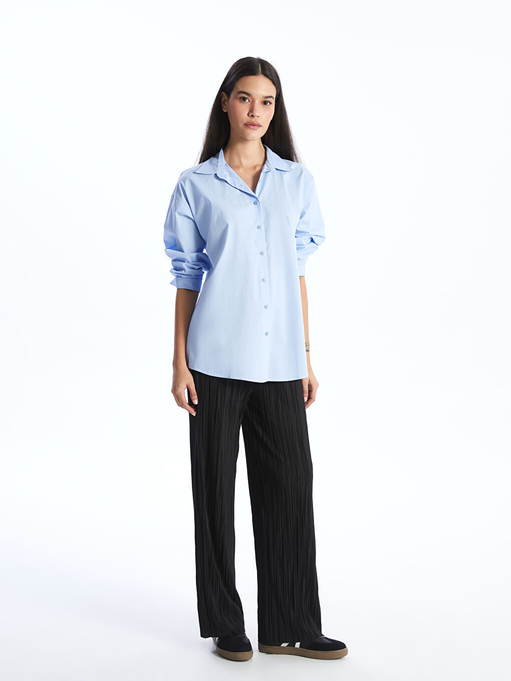 Poplin Women Shirt -S49733Z8-VL5