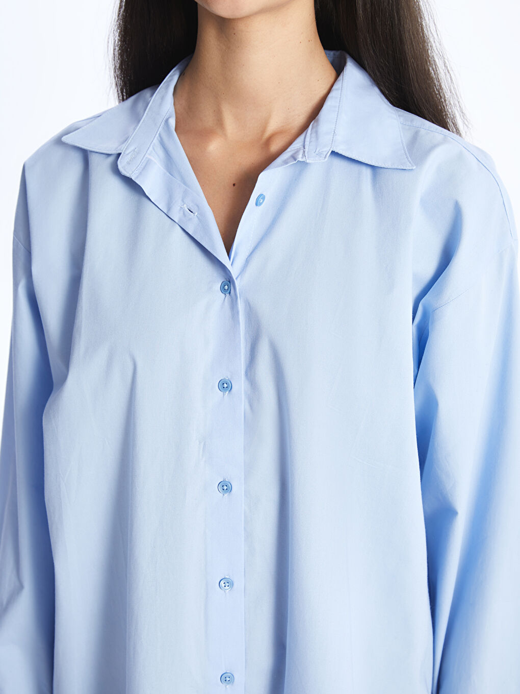 Poplin Women Shirt -S49733Z8-VL5