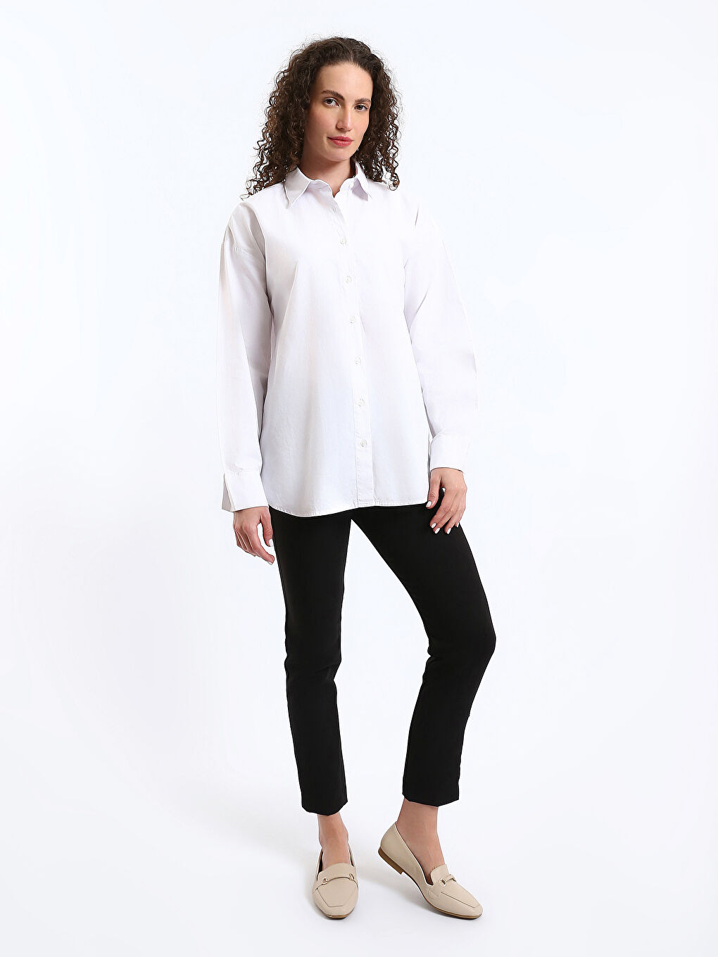 Chemise en Popeline pour Femmes-2