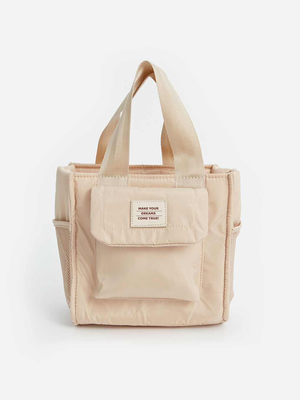 Bej Çıkarılabilir Askılı Kadın Kol Çantası-2