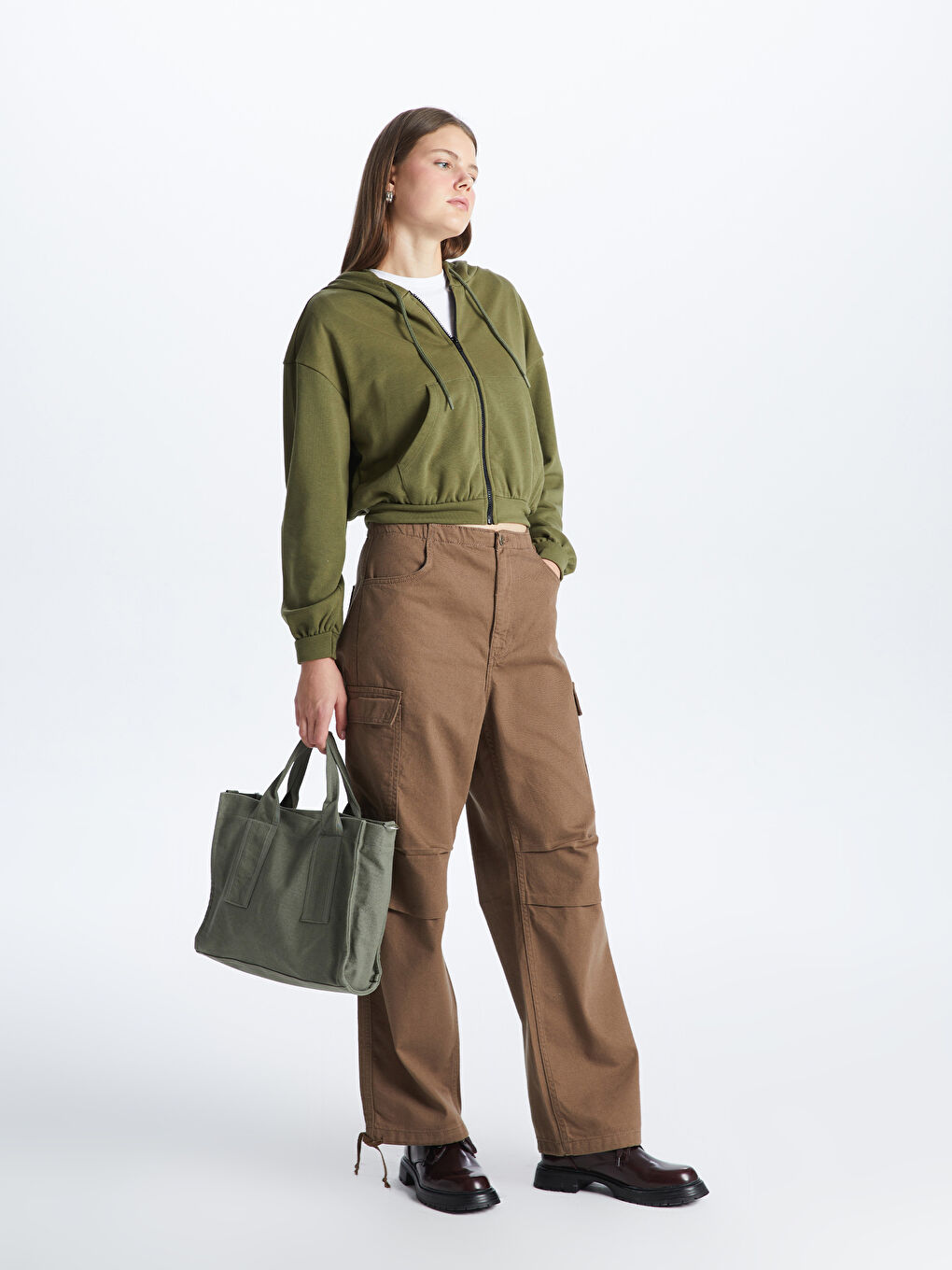 Canvas Women's Tote Bag -S49756Z8-Y0W