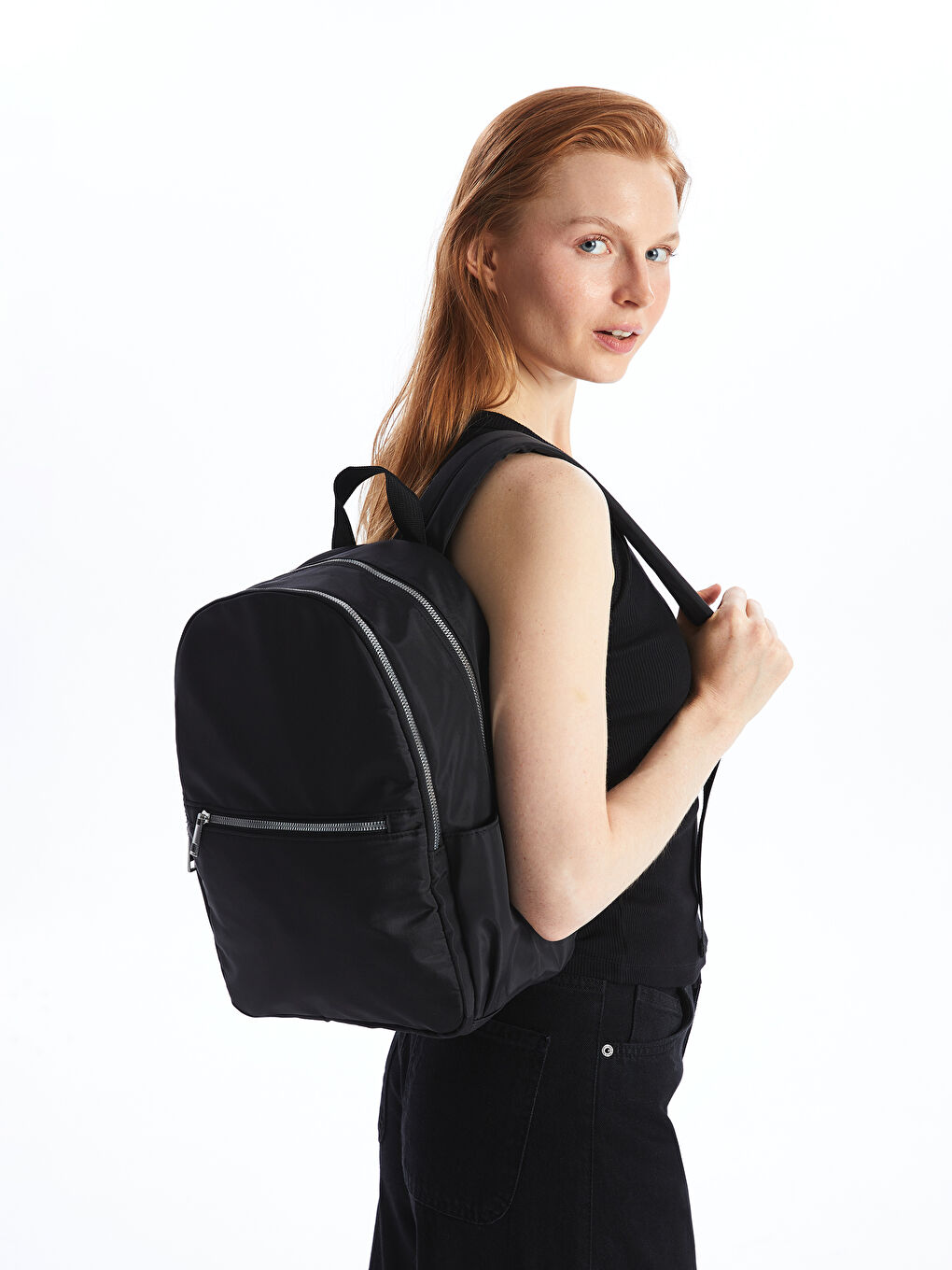 Adjustable Strapped Women's Backpack -S49767Z8-RQL