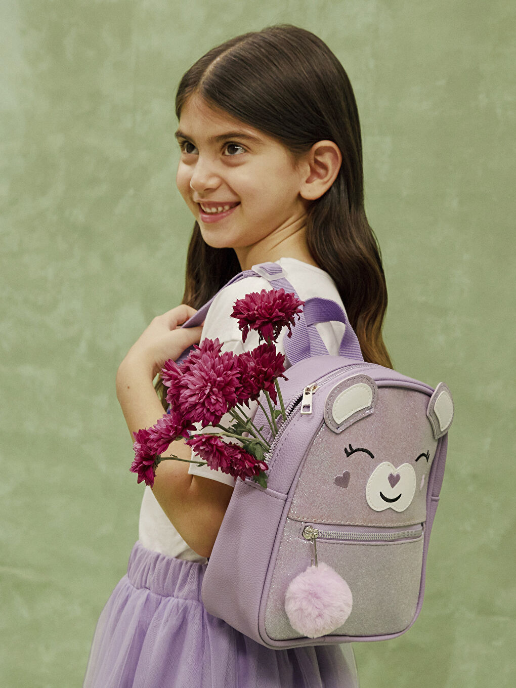 LCW ACCESSORIES Mädchen-Rucksack mit Tierfiguren -S49781Z4-DP3