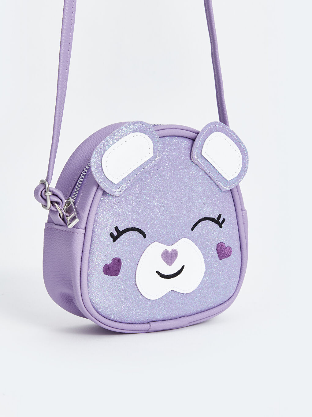 Lila 3 Boyutlu Kız Çocuk Kol Çantası-1