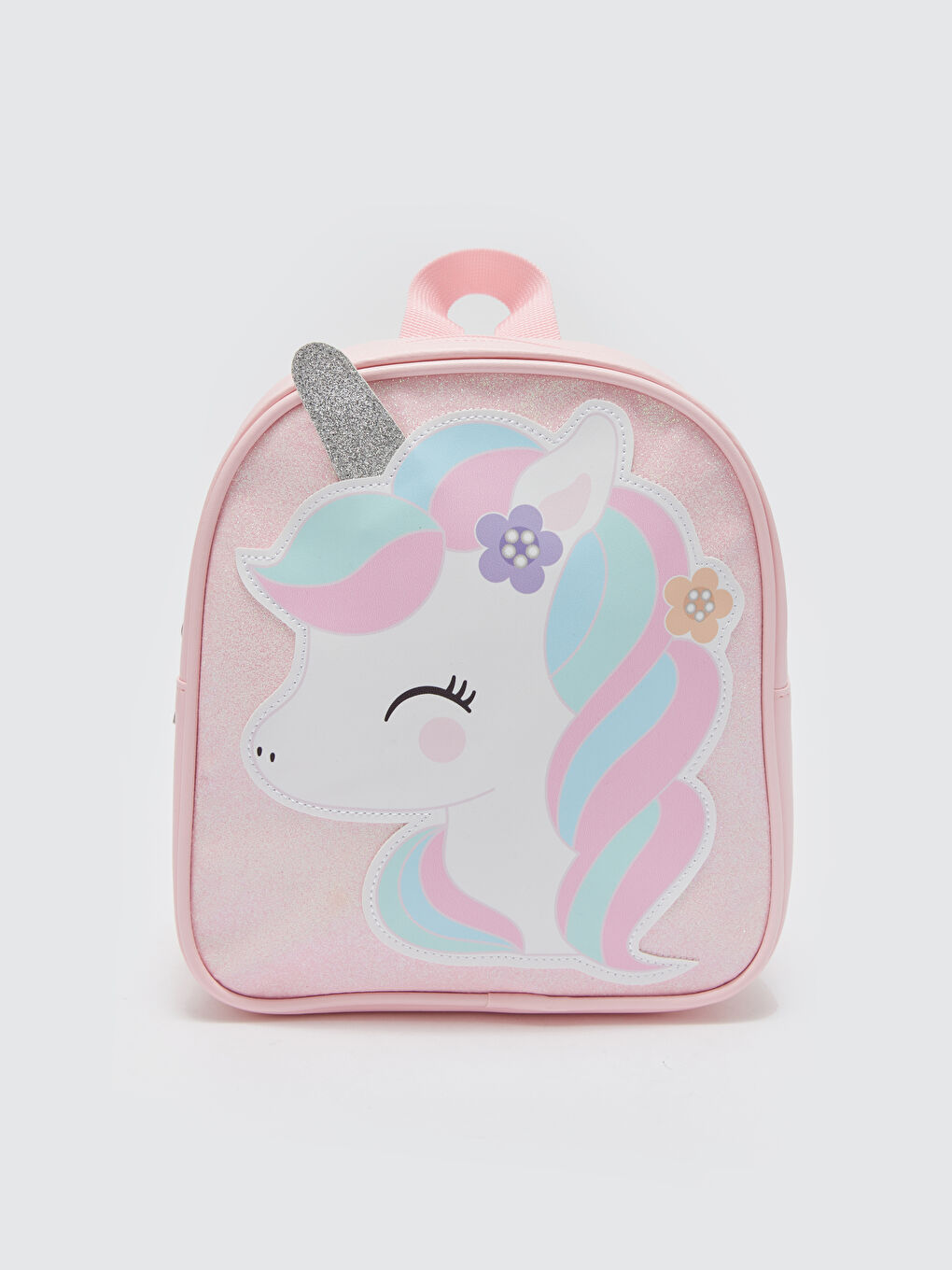 Pembe 3D Figürlü Kız Çocuk Sırt Çantası