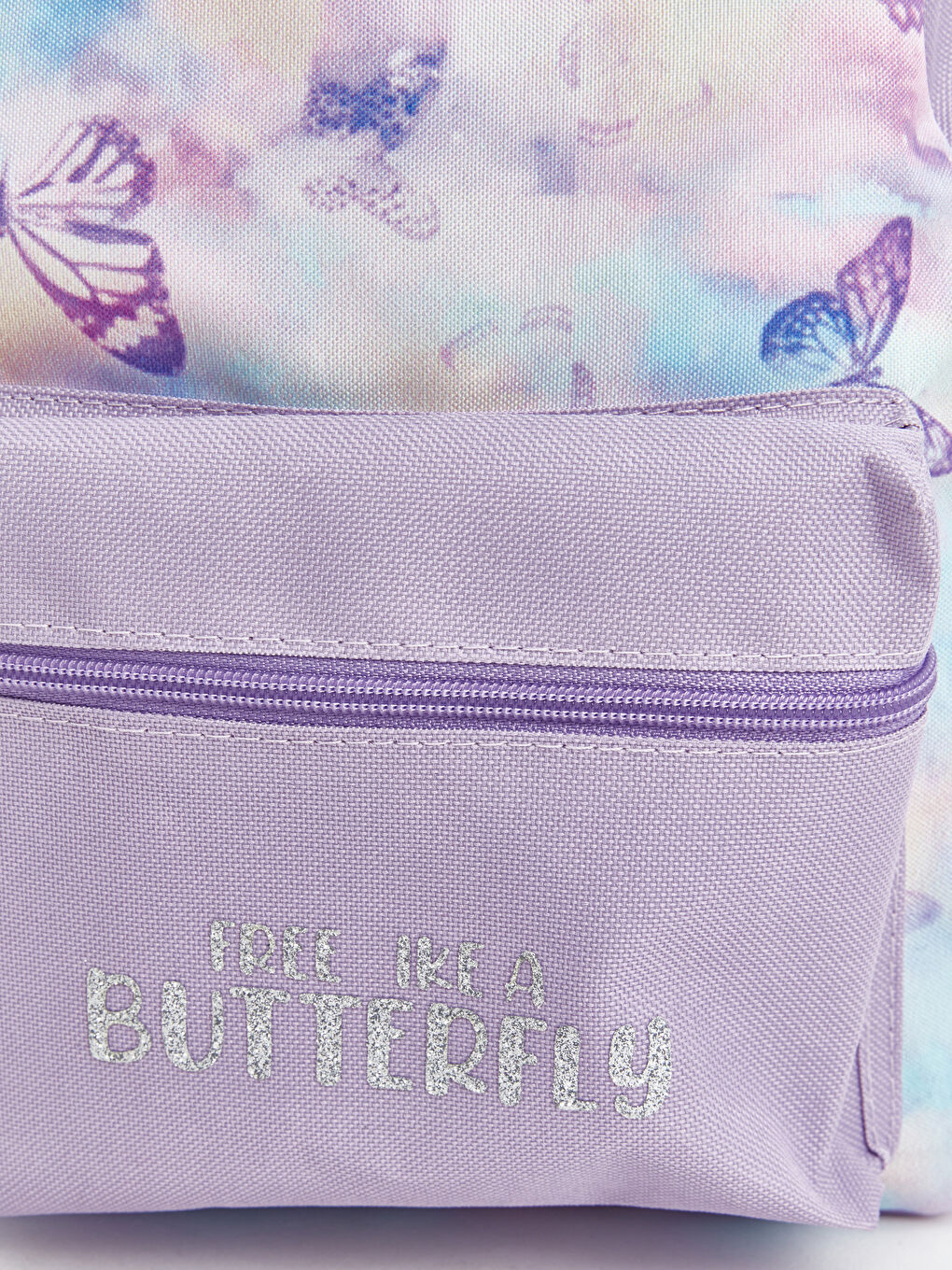 Lila Baskılı Kız Çocuk Sırt Çantası-3