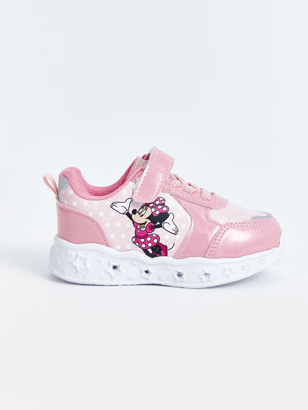 LCW STEPS Pembe Minnie Mouse Baskılı Kız Bebek Spor Ayakkabı - 3